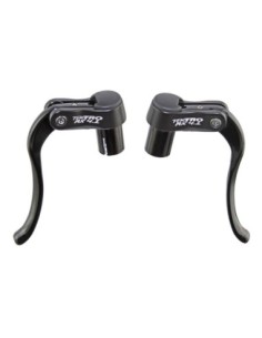 Bar End Alloy Brake Lever Set Tktro Black.